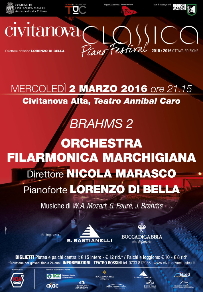 Lorenzo Di Bella e il capolavoro di Brahms per Civitanova Classica Piano Festival