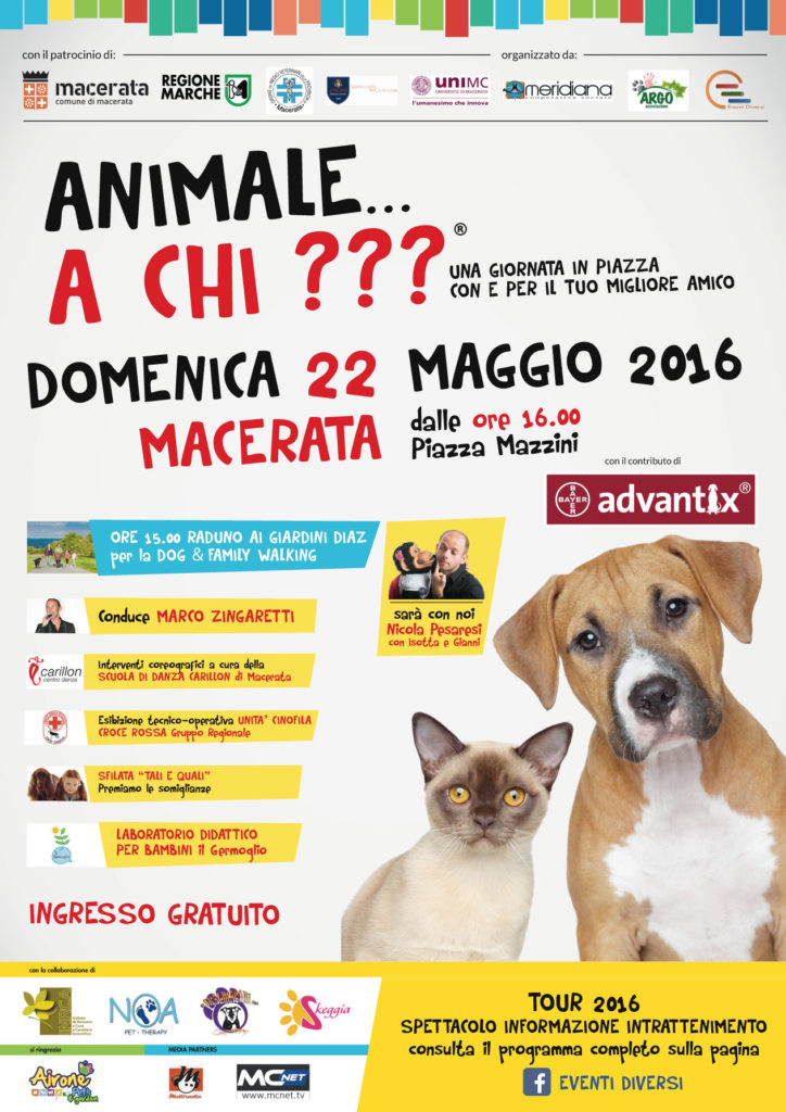 “Animale… a Chi?”, a Macerata la terza tappa del tour nazionale 