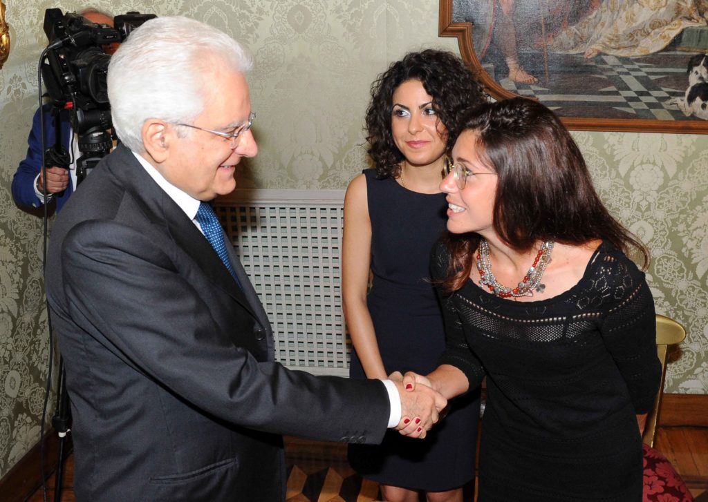 La marchigiana Maria Letizia Gardoni ricevuta al Quirinale dal Presidente Mattarella 