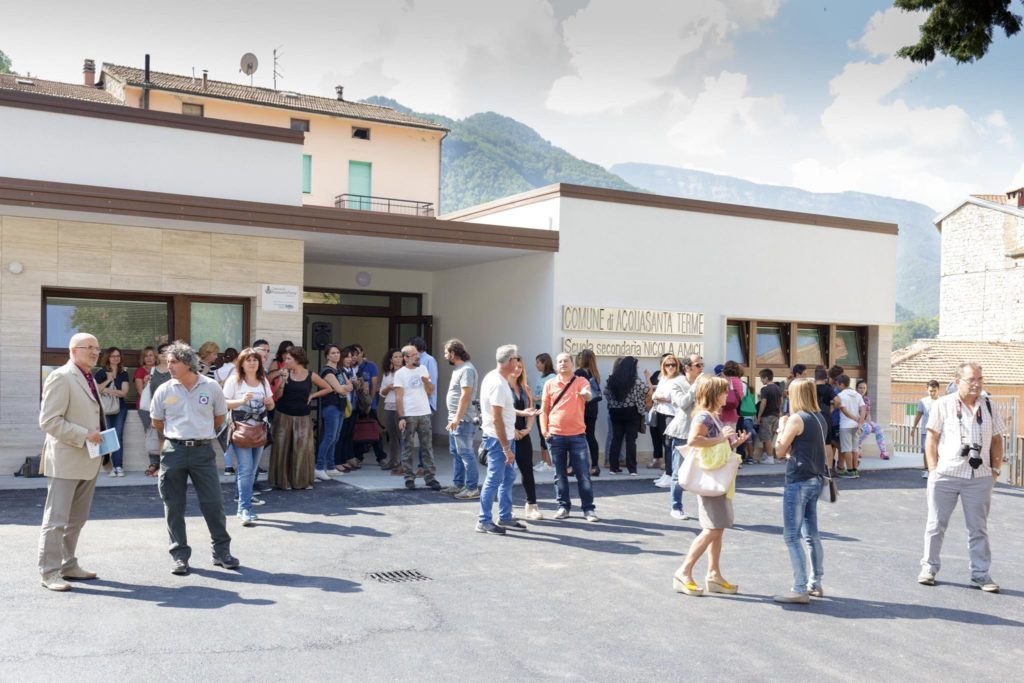 Inaugurata ad Acquasanta Terme la nuova scuola antisismica “Nicola Amici”