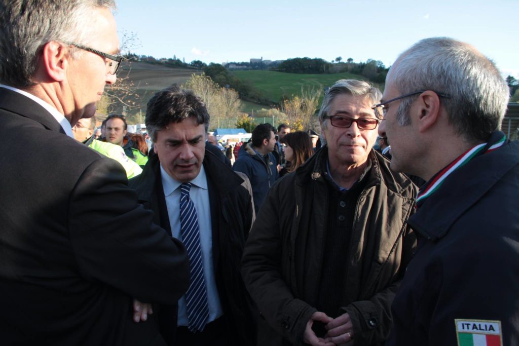 Il Presidente Mattarella nelle zone distrutte dal terremoto