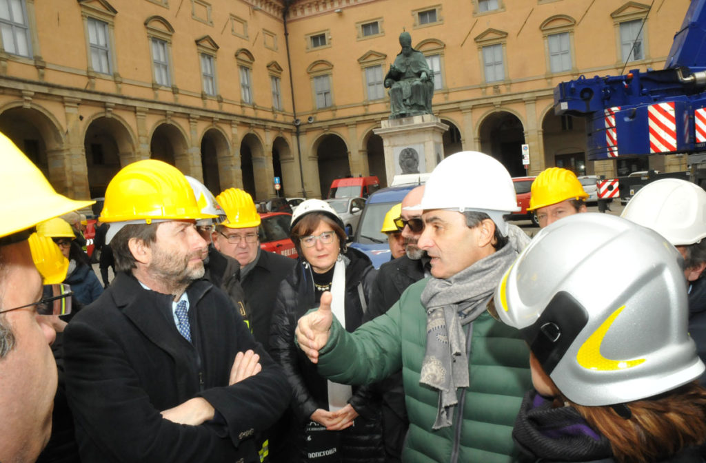 Il ministro Franceschini a Camerino città-simbolo della cultura sfregiata dal terremoto