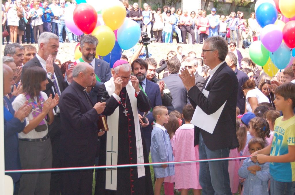 Inaugurata a Sarnano dal Presidente del Consiglio Gentiloni la scuola dell’infanzia “Benedetto Costa”