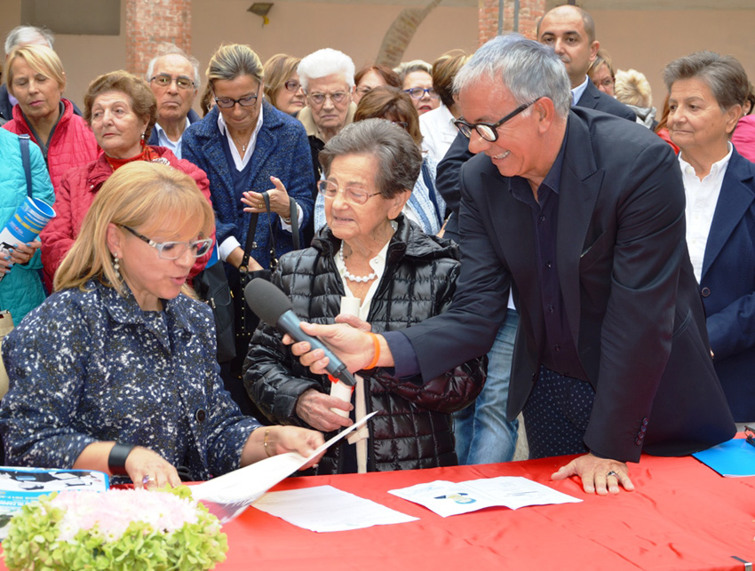 Centenaria di Fabriano si iscrive all'Università Popolare, diretta televisiva su Rai Uno