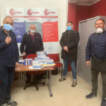 Dal Consorzio Vongolari Piceni guanti e mascherine per soci e operatori dell’Unione ciechi di Ascoli e Fermo