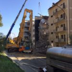 Demolizione palazzo viale Giacomo Leopardi, Camerino (2)