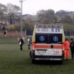 L’allenatore del Senigallia Calcio colpito da un giocatore avversario finisce in ospedale