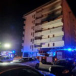 In serata appartamento in fiamme al quarto piano di un edificio