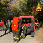 Ciclista cade sul Monte Conero, soccorso e trasportato in ospedale