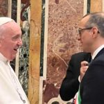 Il sindaco Matteo Ricci ricevuto da Papa Francesco