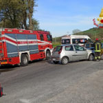 Un ferito nello schianto tra due auto alla periferia di Pollenza