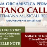 Venerdì a Recanati il primo appuntamento della Rassegna Organistica Permanente Gaetano Callido