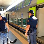 ANCONA polizia ferroviaria agenti stazione cane