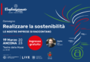 Domenica sul palco delle Muse di Ancona protagoniste le imprese che realizzano la sostenibilità